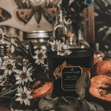Load image into Gallery viewer, BRONTË | PEACH & PATCHOULI | RAVEN CANDLE