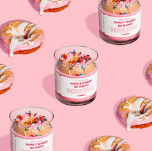 Load image into Gallery viewer, DONUT WORRY CANDLE