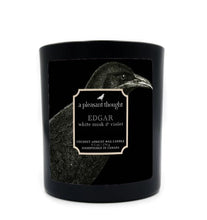 Load image into Gallery viewer, EDGAR | WHITE MUSK & VIOLET | RAVEN CANDLE