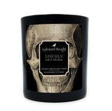 Load image into Gallery viewer, LINCOLN | OAK & WHISKEY | RAVEN CANDLE