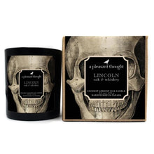 Load image into Gallery viewer, LINCOLN | OAK & WHISKEY | RAVEN CANDLE