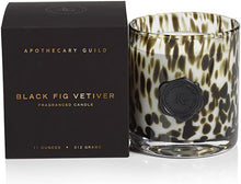 Load image into Gallery viewer, BLACK FIG VETIVER - APOTHECARY GUILD OPAL GLASS CANDLE JAR IN GIFT BOX
