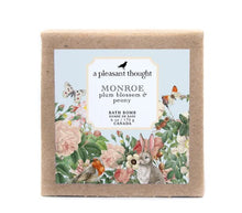 Load image into Gallery viewer, MONROE | PLUM BLOSSOM &amp; PEONY | BATH BOMB

