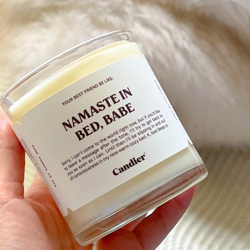 NAMASTE IN BED, BABE CANDLE