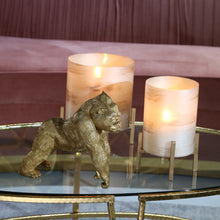 Load image into Gallery viewer, POLYRESIN 10&quot; GORILLA, GOLD
