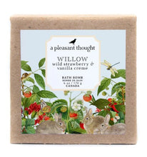Load image into Gallery viewer, WILLOW | WILD STRAWBERRY &amp; VANILLA CRÈME | BATH BOMB
