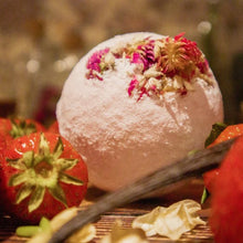 Load image into Gallery viewer, WILLOW | WILD STRAWBERRY &amp; VANILLA CRÈME | BATH BOMB
